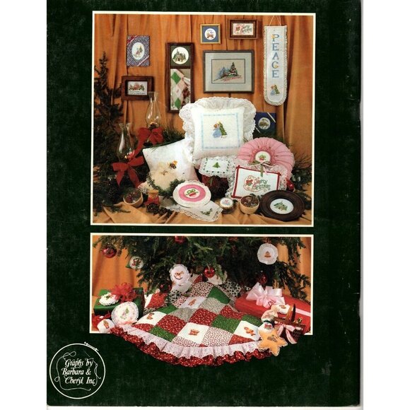 Seasons Greetings Book 7 Barbara and Cheryl Vintage 1981 Cross Stitch Patterns - Picture 2 of 4